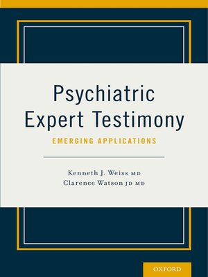 cover image of Psychiatric Expert Testimony
